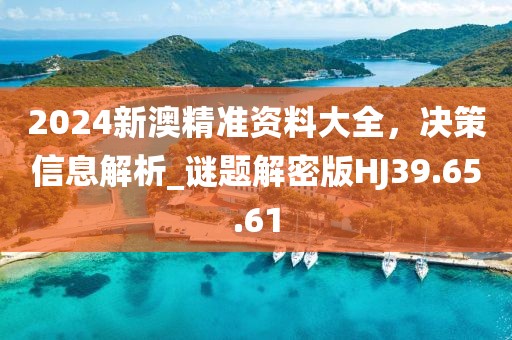 2024新澳精準(zhǔn)資料大全，決策信息解析_謎題解密版HJ39.65.61