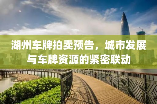 湖州車牌拍賣預告，城市發(fā)展與車牌資源的緊密聯(lián)動