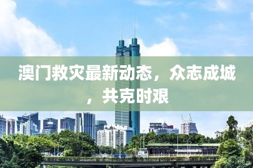 澳門救災(zāi)最新動(dòng)態(tài)，眾志成城，共克時(shí)艱