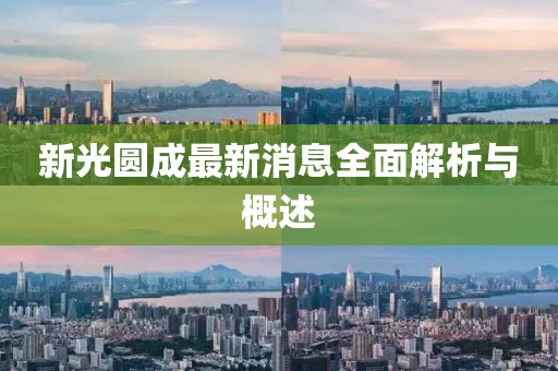新光圓成最新消息全面解析與概述