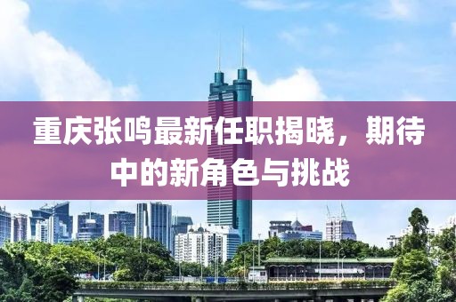 重慶張鳴最新任職揭曉，期待中的新角色與挑戰(zhàn)