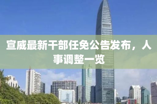 宣威最新干部任免公告發(fā)布，人事調(diào)整一覽