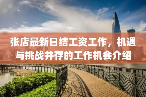 張店最新日結(jié)工資工作，機遇與挑戰(zhàn)并存的工作機會介紹