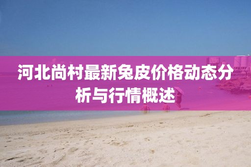 河北尚村最新兔皮價(jià)格動(dòng)態(tài)分析與行情概述