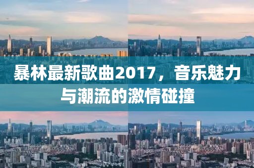 暴林最新歌曲2017，音樂魅力與潮流的激情碰撞