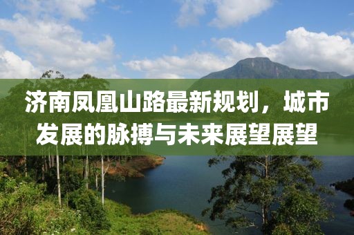 濟南鳳凰山路最新規(guī)劃，城市發(fā)展的脈搏與未來展望展望