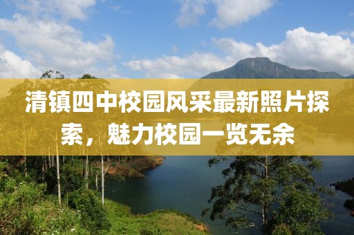 清鎮(zhèn)四中校園風采最新照片探索，魅力校園一覽無余