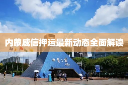 內(nèi)蒙威信押運最新動態(tài)全面解讀