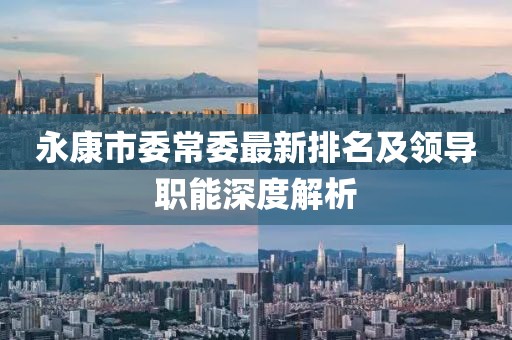 永康市委常委最新排名及領(lǐng)導(dǎo)職能深度解析
