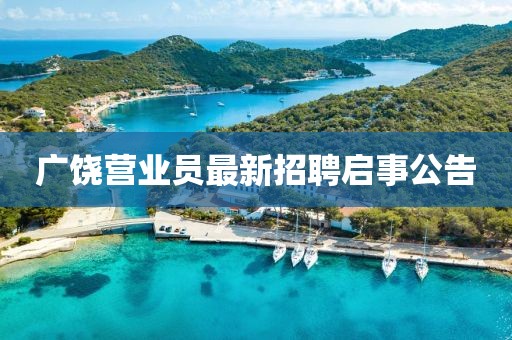 廣饒營業(yè)員最新招聘啟事公告