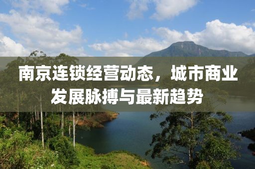 南京連鎖經(jīng)營動態(tài)，城市商業(yè)發(fā)展脈搏與最新趨勢