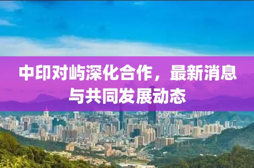 中印對(duì)嶼深化合作，最新消息與共同發(fā)展動(dòng)態(tài)
