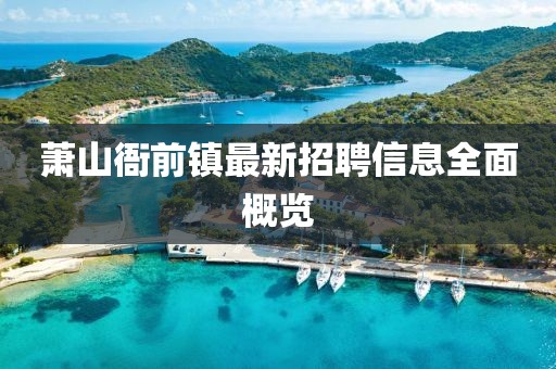 蕭山衙前鎮(zhèn)最新招聘信息全面概覽