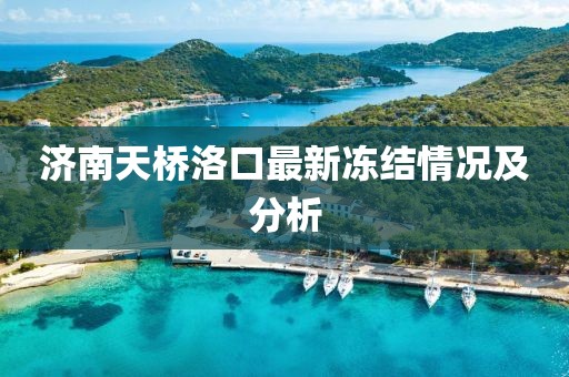 濟(jì)南天橋洛口最新凍結(jié)情況及分析