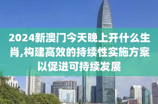 2024新澳門(mén)今天晚上開(kāi)什么生肖,構(gòu)建高效的持續(xù)性實(shí)施方案以促進(jìn)可持續(xù)發(fā)展
