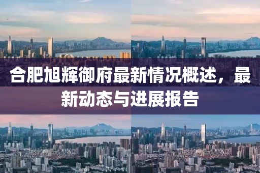 合肥旭輝御府最新情況概述，最新動(dòng)態(tài)與進(jìn)展報(bào)告