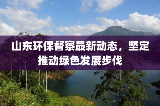 山東環(huán)保督察最新動(dòng)態(tài)，堅(jiān)定推動(dòng)綠色發(fā)展步伐