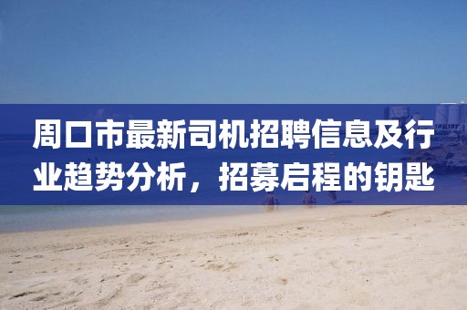 周口市最新司機(jī)招聘信息及行業(yè)趨勢分析，招募啟程的鑰匙
