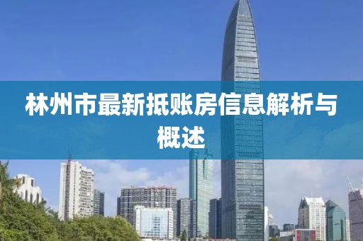 林州市最新抵賬房信息解析與概述