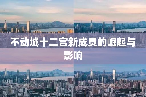 不動城十二宮新成員的崛起與影響