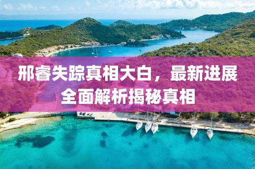 邢睿失蹤真相大白，最新進展全面解析揭秘真相