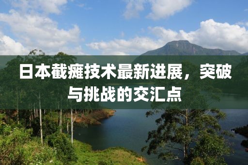 日本截癱技術最新進展，突破與挑戰(zhàn)的交匯點