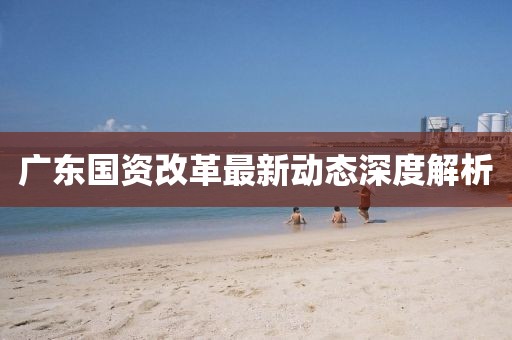 廣東國資改革最新動態(tài)深度解析