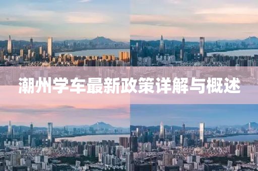 潮州學(xué)車最新政策詳解與概述