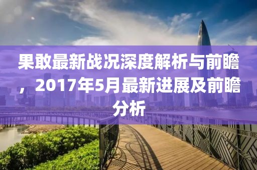 果敢最新戰(zhàn)況深度解析與前瞻，2017年5月最新進展及前瞻分析