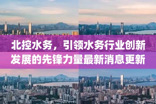 北控水務(wù)，引領(lǐng)水務(wù)行業(yè)創(chuàng)新發(fā)展的先鋒力量最新消息更新