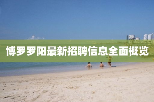 博羅羅陽最新招聘信息全面概覽