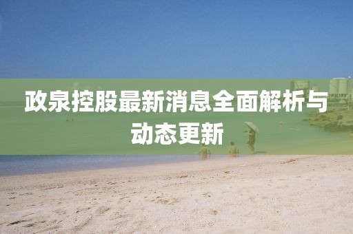 政泉控股最新消息全面解析與動(dòng)態(tài)更新