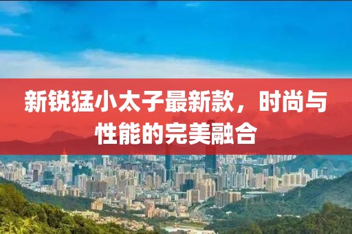新銳猛小太子最新款，時(shí)尚與性能的完美融合