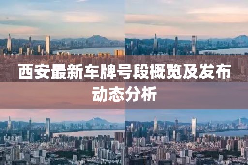 西安最新車牌號段概覽及發(fā)布動態(tài)分析