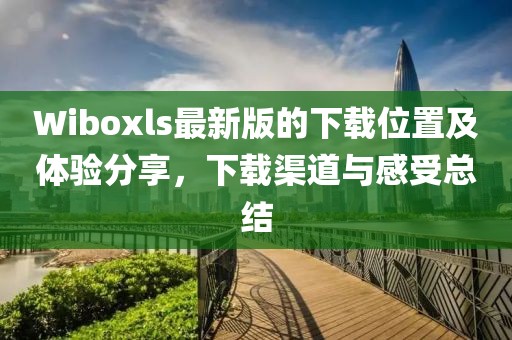 Wiboxls最新版的下載位置及體驗分享，下載渠道與感受總結(jié)