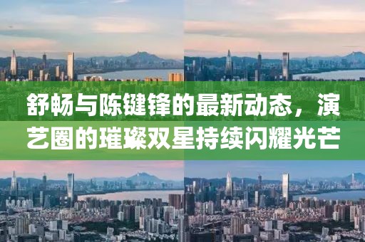 舒暢與陳鍵鋒的最新動態(tài)，演藝圈的璀璨雙星持續(xù)閃耀光芒