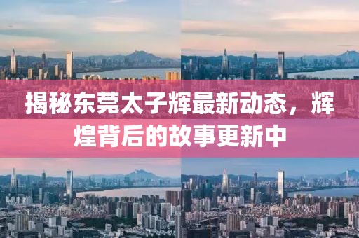 揭秘東莞太子輝最新動態(tài)，輝煌背后的故事更新中