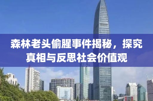 森林老頭偷腥事件揭秘，探究真相與反思社會(huì)價(jià)值觀