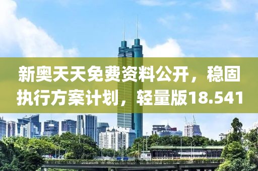 新奧天天免費資料公開，穩(wěn)固執(zhí)行方案計劃，輕量版18.541