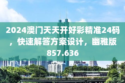 2024澳門天天開好彩精準(zhǔn)24碼，快速解答方案設(shè)計(jì)，幽雅版857.636