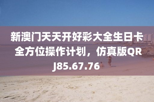 新澳門天天開好彩大全生日卡 全方位操作計劃，仿真版QRJ85.67.76