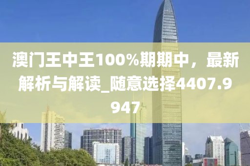 澳門王中王100%期期中，最新解析與解讀_隨意選擇4407.9947